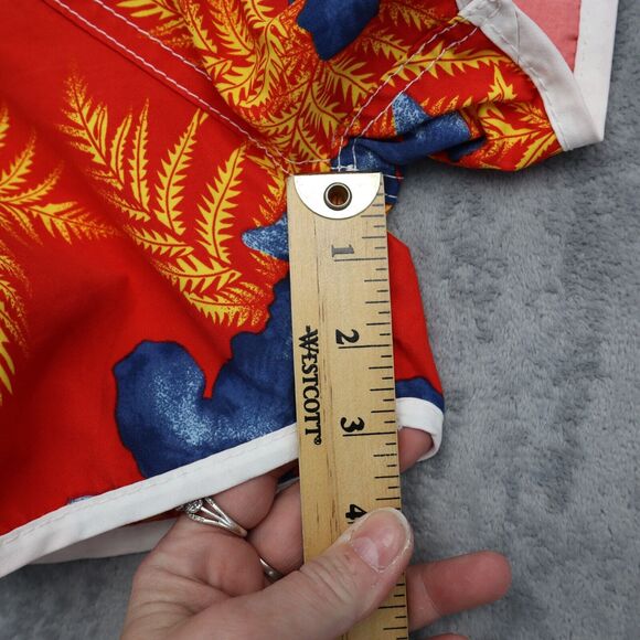 Dizzy Shorts Womens L Multicolor High Rise Button Zip Floral Print Swimwear - Picture 5 of 14